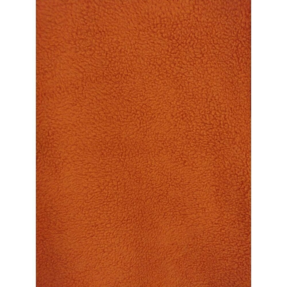 Goodfellow & Co Recycled Polyester Orange Fleece Jacket Mens Large. NWT - Picture 5 of 9